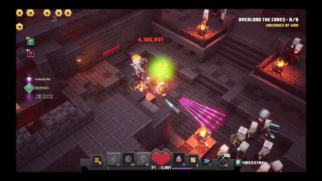 A Rugged Mountaineer Scaling Fiery Forge (Apocalypse+25) - Minecraft Dungeons смотреть онлайн