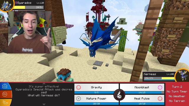 MEGA POKEMON Pixelmon SKYBLOCK CHALLENGE in MINECRAFT! смотреть онлайн