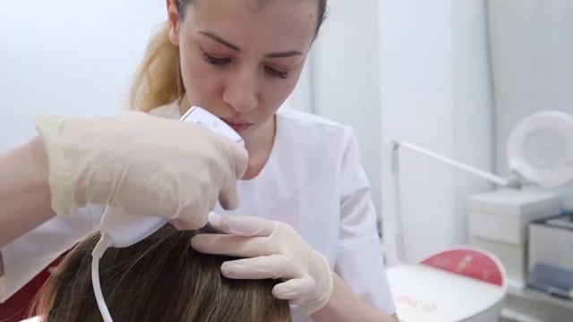Трихоскопия на аппарате Aramo SG | Диагностика выпадения волос смотреть онлайн