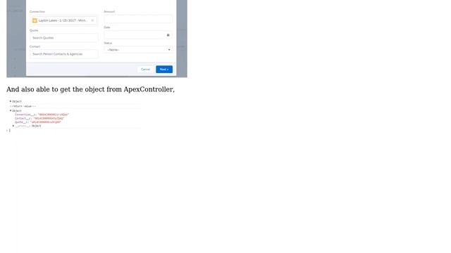 Salesforce: Unable to set Sobject as Attribute value In Lightning Component смотреть онлайн