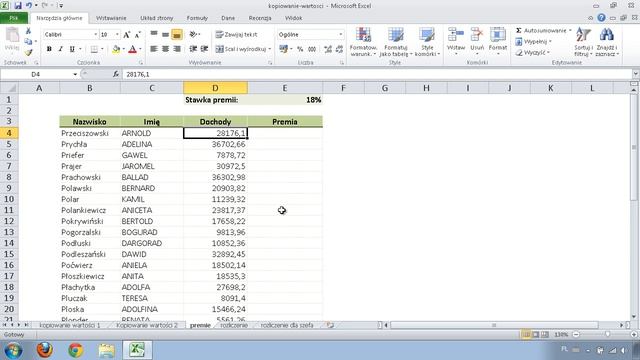 Excel - kopiowanie wartości смотреть онлайн