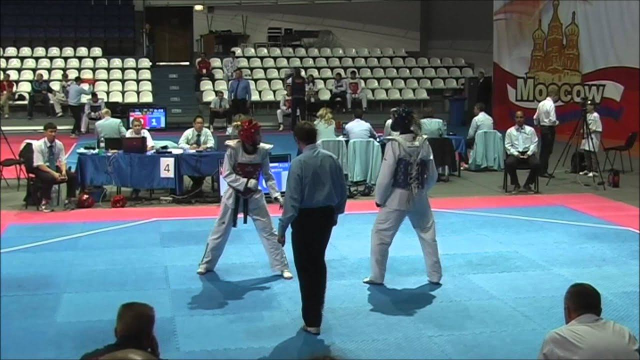 Taekwondo WTF. Russian Open 2014. 13.09.2014. Сметанина-Яковлева