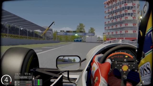 Assetto Corsa -McLaren MP4/8B (Lambo Engine 750HP Mod) смотреть онлайн