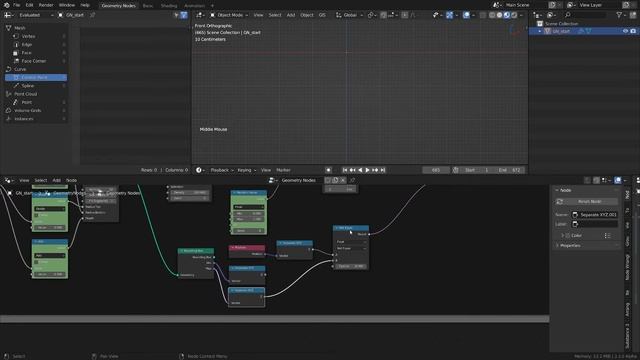 Holographic planet map: Mesh shape to drives particle sistem | Geometry Nodes Challenge, Part 5/6 смотреть онлайн