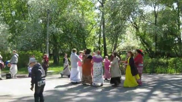 Харинама на Йога-фесте в Барнауле 20.05.2012 смотреть онлайн