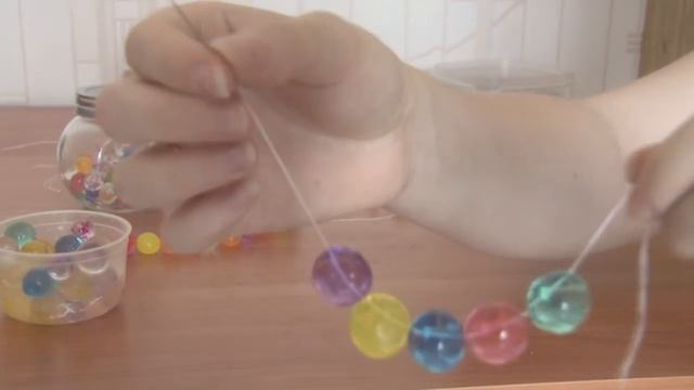 Делаю бусы из гидрогелевых шариков смотреть онлайн