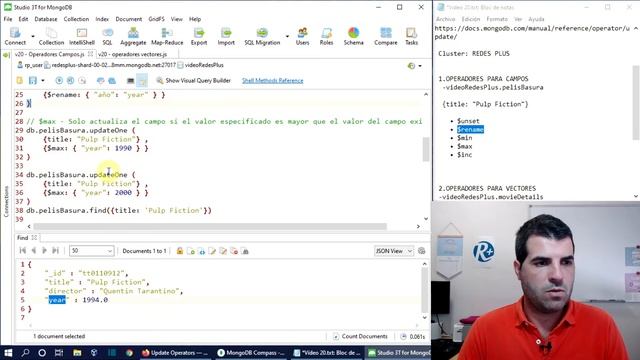 ?MongoDB?20?Operadores De Actualización ? Campos