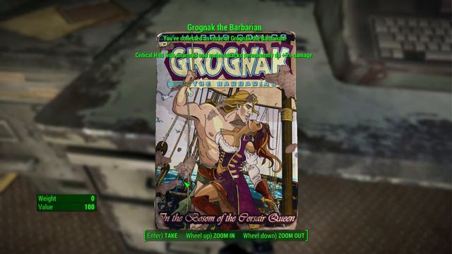 Fallout4 Grognak the Barbarian In the Bosom of the Corsair Queen location! смотреть онлайн