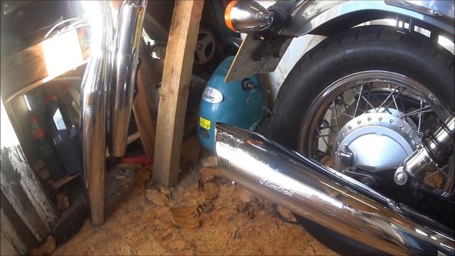 Honda Shadow VT750 Leovince Exhaust смотреть онлайн