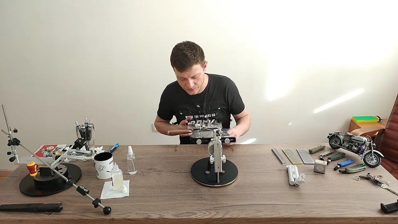 Заточка ножа Mayer&Boch. Тёрки, Вашита, синтетика, Венёвский алмаз 7/5 смотреть онлайн