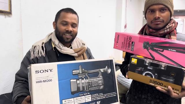 फ्री में मिला कैमरा Tripods | Sony Nx200 4K camera and Nikon D3500 | anand video Service Camera sho смотреть онлайн