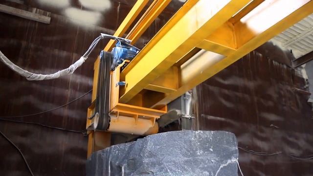 Распиловка гранитного блока смотреть онлайн