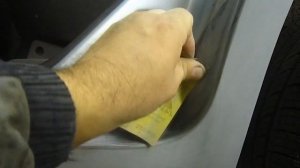 Покраска порога процес