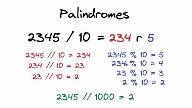 Leetcode Problem 9: Palindrome Number // Easy to understand solution (Python) смотреть онлайн