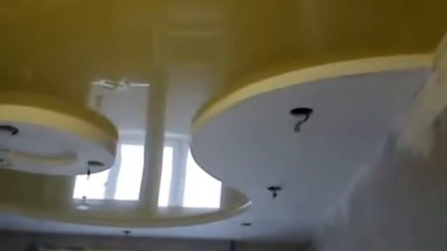 Глянцевые натяжные потолки монтаж смотреть онлайн