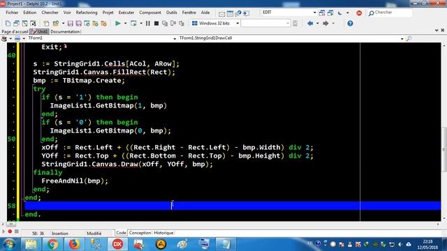 Delphi 20 StringGrid / 9 ImageList Cells смотреть онлайн