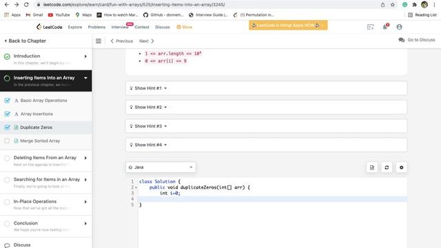 Duplicate Zeros | Leet Code | Easy | 1089 смотреть онлайн