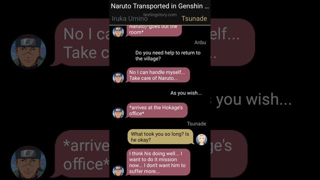 Transported Naruto in Genshin Impact EP1 •/ Naruto × Ei /• Genshin Impact Texting Story смотреть онлайн