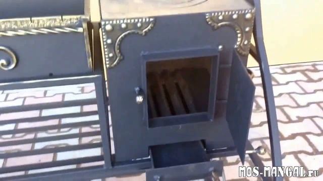 Кованый мангал "Монарх Плюс с печкой" смотреть онлайн