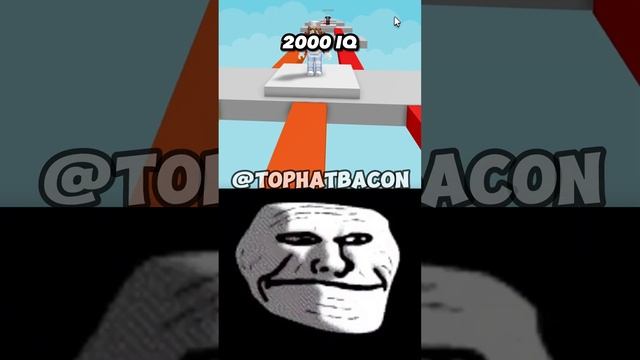 Roblox 2000 IQ Moment! ?? (Troll Face Meme) #shorts #roblox #trollface смотреть онлайн