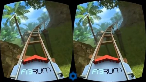 Видео для виртуальных очков катание на аттракционах 3D Gameplay Virtual Reality video