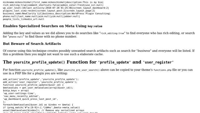 Wordpress: How to search all user meta from users.php in the admin? (4 Solutions!!) смотреть онлайн