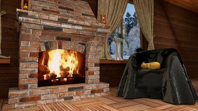 АСМР | Камин для дома | Треск дров и пение птиц для сна и отдыха | Звуки для релаксации и учёбы смотреть онлайн