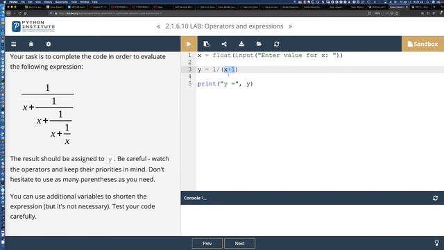 Cisco NetAcad Introduction to Python Course - Supplemental Lab Tutorial & Solution Set: Lab 2.1.6.1 смотреть онлайн