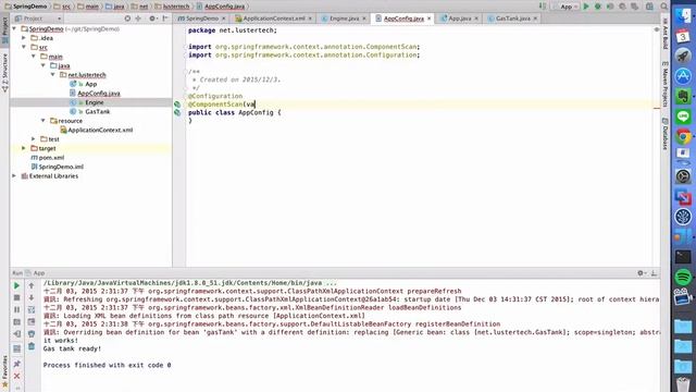 Spring/ Bean Scope/ Lifecycle(6) - Autowire and Annotation смотреть онлайн
