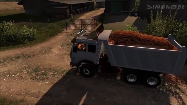 Mercedes NG 1632 dump ETS2 Euro Truck Simulator 2 смотреть онлайн