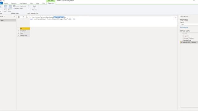 Automatically remove Empty Columns from a Table in PowerBI | MiTutorials смотреть онлайн