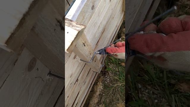 Как стянуть опалубку проволокой (быстро)