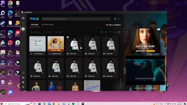 How To Install Mods With The Curse Forge App For Sims 4 | 2023