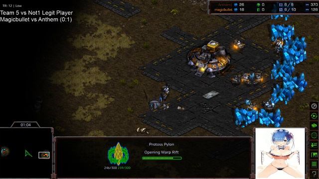 StarCraft Remastered: Magic [T] vs Anthem [P] - CPL3 Wk5 Tier 3 - Team5 vs Team Not1LegitPlayer смотреть онлайн