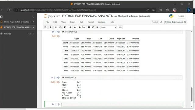 Python For Financial Data Analysis (Pandas) | Basics To Pro смотреть онлайн