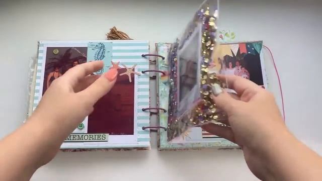 Семейный альбом. Видео обзор скрапбукинг. Скрапальбом смотреть онлайн