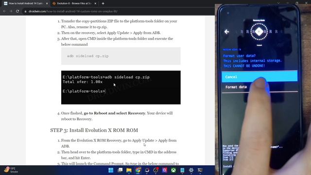 How to Flash Evolution X Android 14 on OnePlus 8T смотреть онлайн