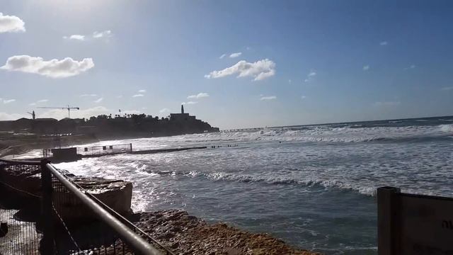 Тель Авив 2016 январь - Средиземное море смотреть онлайн