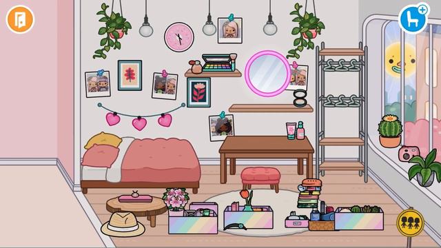Тока Бока  Комната в стиле Soft girl  Обустройство  Toca Life World