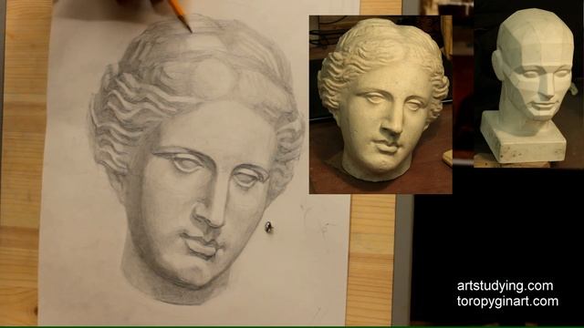 Афродита (6). Обучение рисунку. Портрет. 45 серия смотреть онлайн