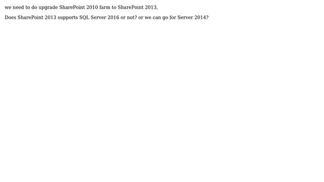 Sharepoint: Does SharePoint 2013 supports sql server 2016 or not (2 Solutions!!) смотреть онлайн