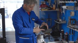 Ремонт компрессора автокондиционера Hyundai Santa Fe.