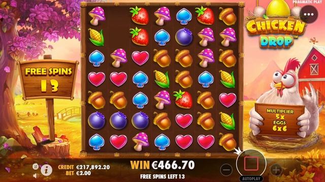 Chicken Drop Slot By Pragmatic Play Big Win And Bonus Releasing 29/07/2021 смотреть онлайн