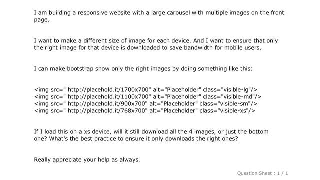 HTML : Bootstrap 3 will a hidden div still load the images смотреть онлайн