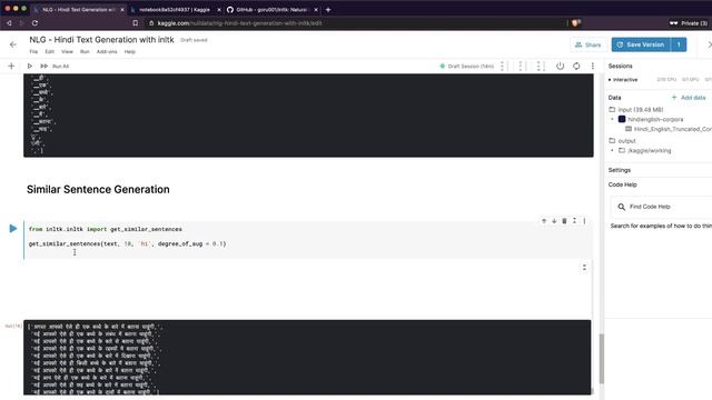 Hindi NLP - Text Generation using iNLTK & Python | Indian NLP смотреть онлайн
