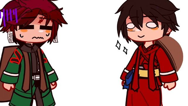 what if tanjiro meet luffy? || demon slayer || GCMM || gacha club || one piece + demon slayer (zoro смотреть онлайн