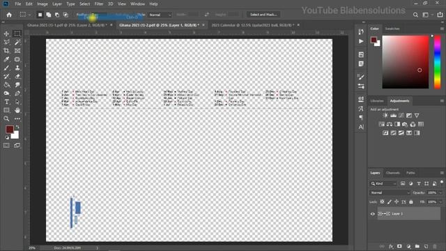 Calendar Design 2023 | how to make a desk calendar | photoshop tutorial смотреть онлайн