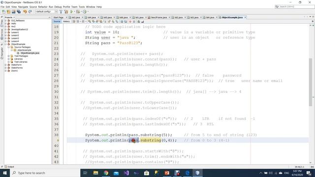 String Class and Character Class смотреть онлайн