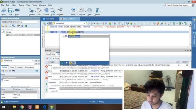 BELAJAR (TUTORIAL) MYSQL PEMULA DENGAN XAMPP DAN TOAD FOR MYSQL смотреть онлайн