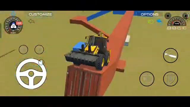 ✅JCB 3DX Backhoe Loader With Passenger New Mod Bus Simulator Indonesia Android Gameplay смотреть онлайн